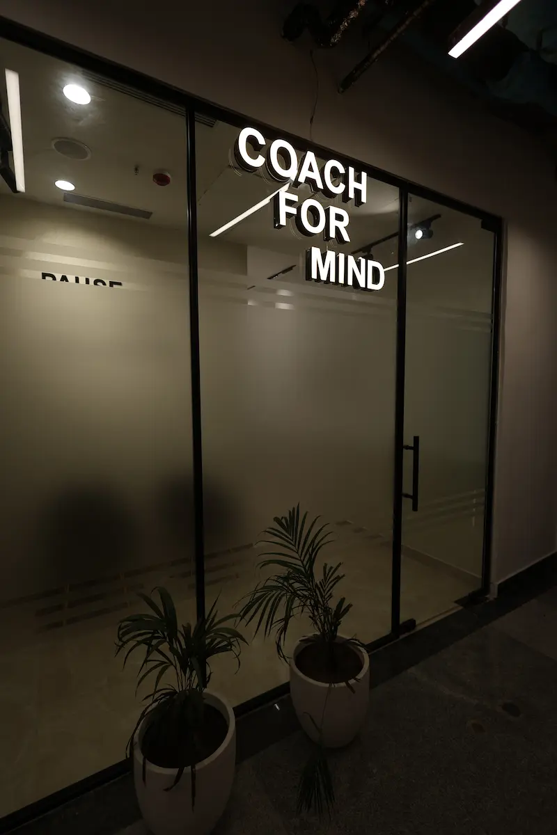 Entrance to Coach For Mind's Sector 70 Gurugram clinic